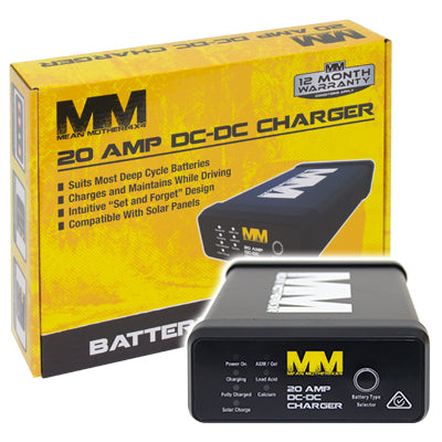 20Amp DC-DC Charger with Solar Input by Mean Mother 4x4