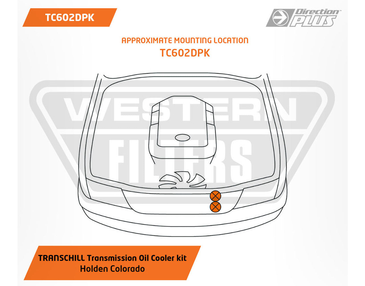 TCD602DPK Transmission Dual Cooler Kit for Holden Colorado & 7 LWH 2.8L 2012-20 TransChill