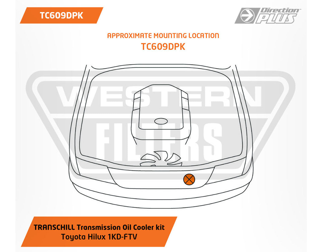 TC609DPK Transmission Cooler Kit for Toyota Hilux 2004-18 1KD-FTV / 2009-15 1GR TransChill