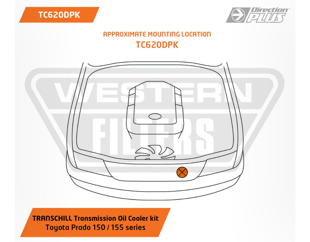TC620DPK Transmission Cooler Kit for Toyota LC Prado 2015-21 150 155 1GD-FTV 2009-15 150 1KD-FTV